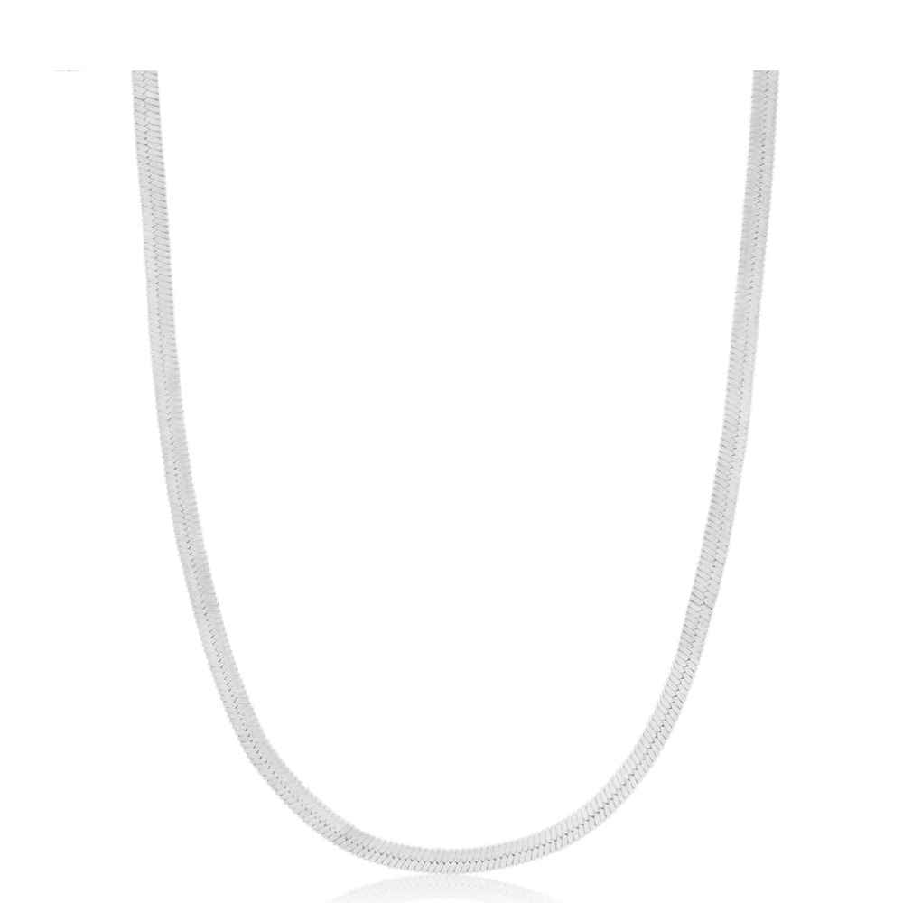 Ania Haie Gold Flat Snake Chain Necklace New